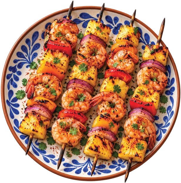 Fanta Pineapple Shrimp Kabobs