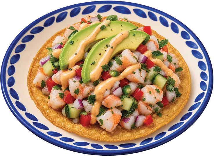 Shrimp Ceviche Tostadas